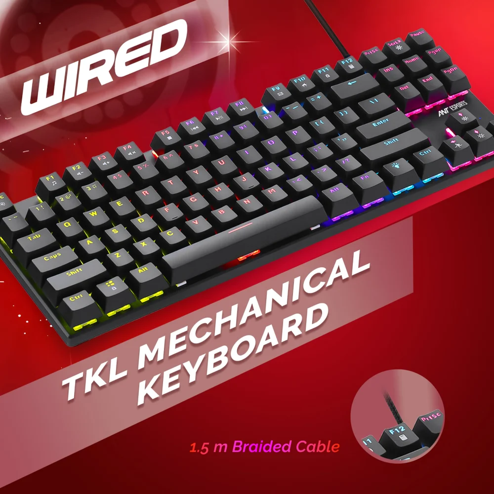 Ant Esports USB Mechanical Gaming RGB Keyboard (Scorpion MK20) view 4
